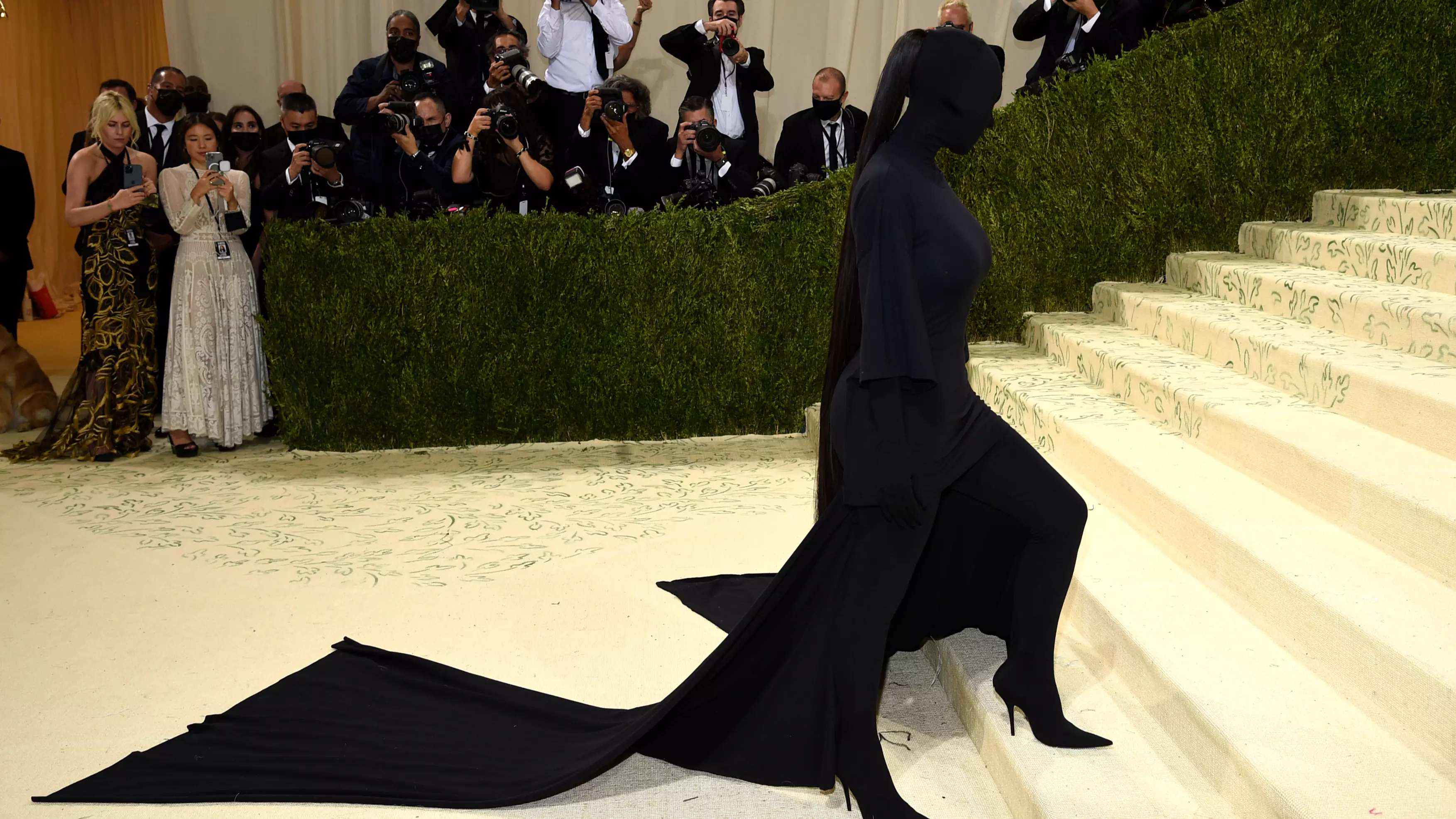 Kim Kardashian's All-Black Balenciaga Outfit At The Met Gala Divides Opinion