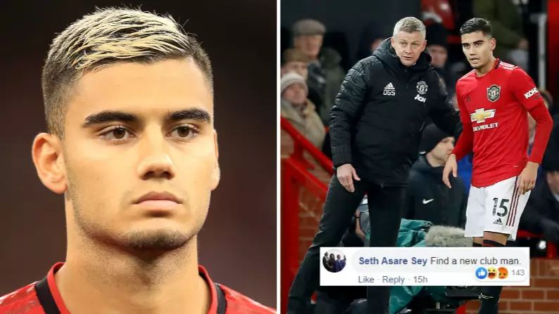 Andreas Pereira Responds To Trolls Who Tell Him To 'Find A New Club' 
