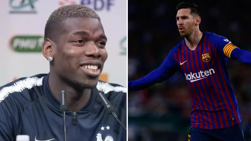 Paul Pogba Claims Lionel Messi Is 'Far Above The Rest'