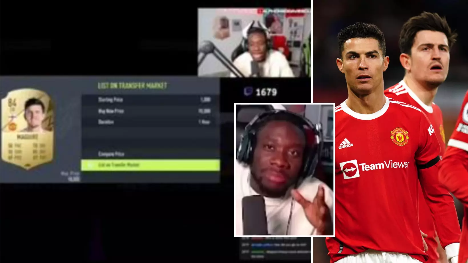 Alphonso Davies Absolutely Savages Harry Maguire, Can't Believe Cristiano Ronaldo Isn't Man United Captain