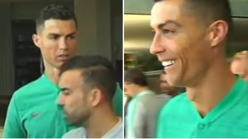 Cristiano Ronaldo Asked 'Don't You Have A Juventus Shirt? After Fan Asks Him To Sign Real Madrid Shirt