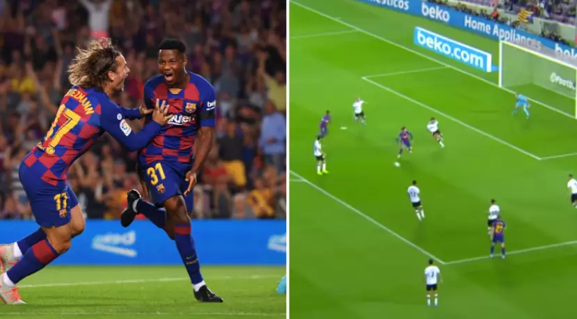 Ansu Fati, 16, Scores Two Minutes Into Full Barcelona Debut In Valencia Thrashing
