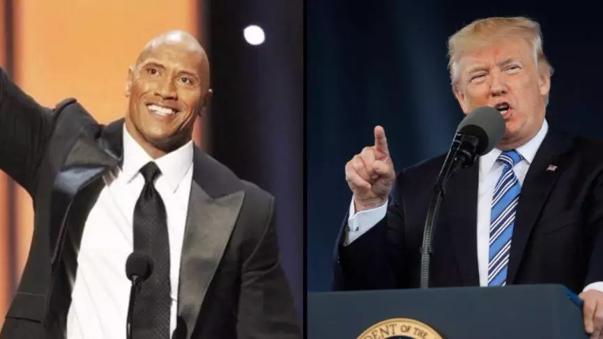 The Rock Is Leading Donald Trump In The Polls For 2020 President