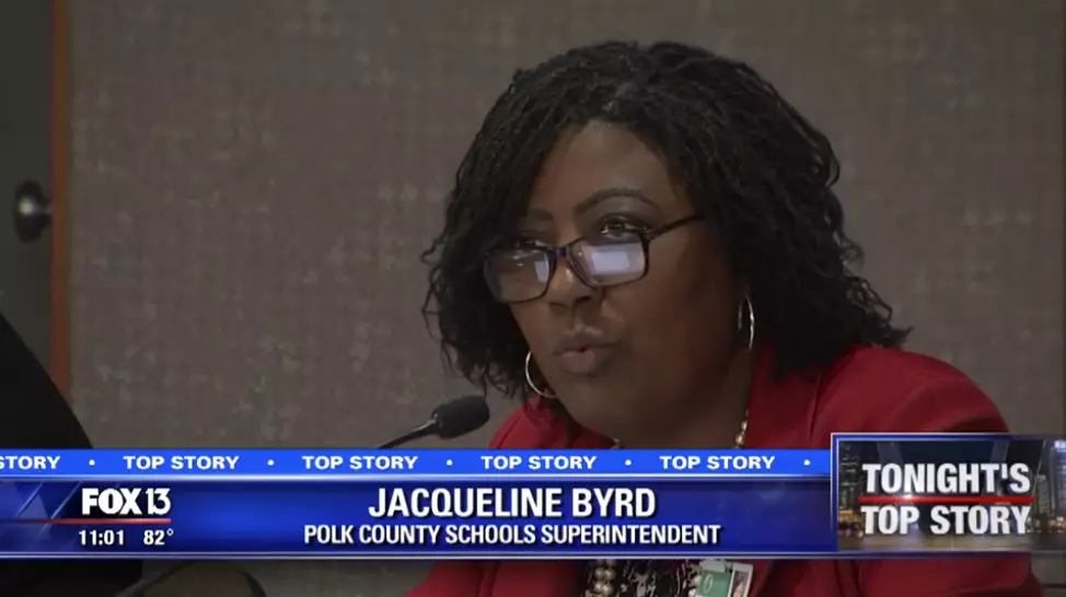 Polk County Schools Superintendent Jacqueline Byrd.