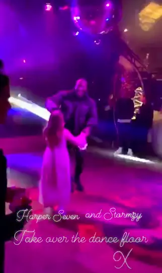 Stormzy took to the dance floor with Harper (