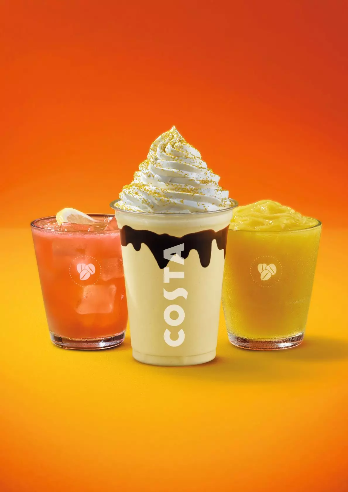 The new drinks are blended with silky honeycomb syrup. Mmm! (