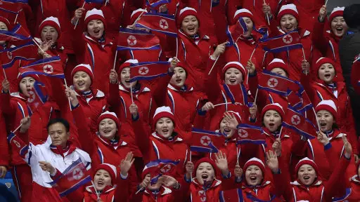 North Korea's Winter Olympics Cheerleaders Aren't Actually That Cheery