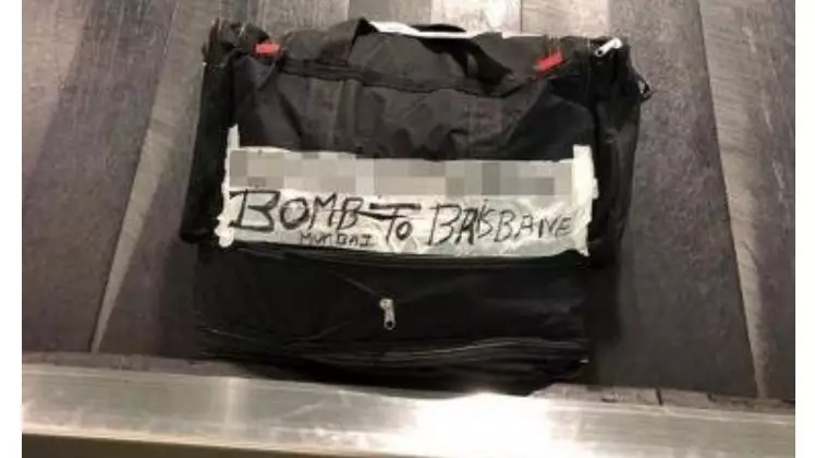 Granny Causes Panic At Airport With Bag That Says BOMB On The Side