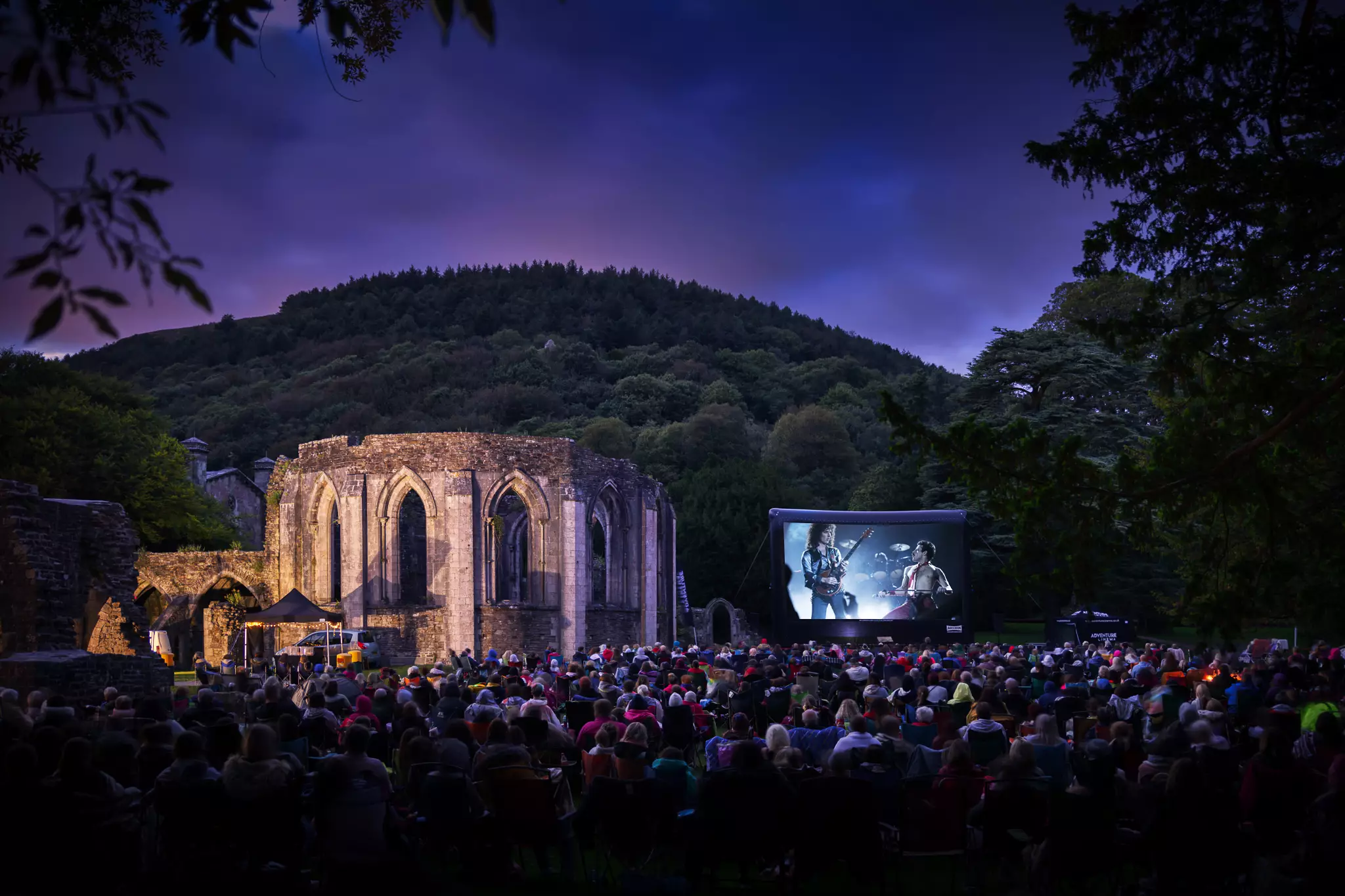 You can watch movies in the most picturesque settings (