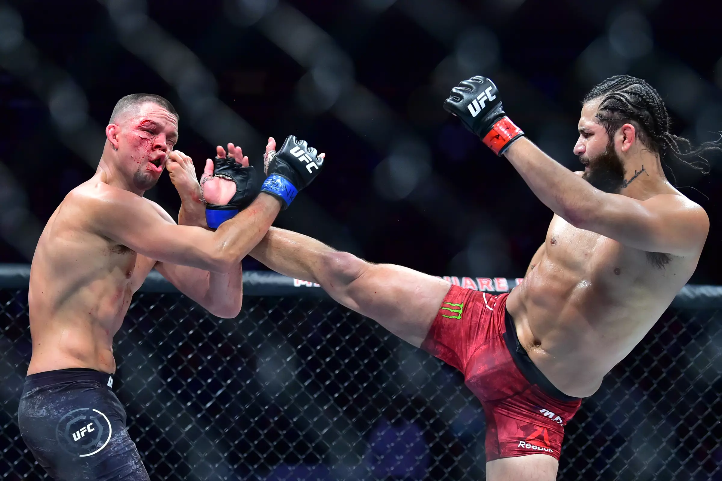 Masvidal and Diaz went to war at UFC 244. Image: PA Images