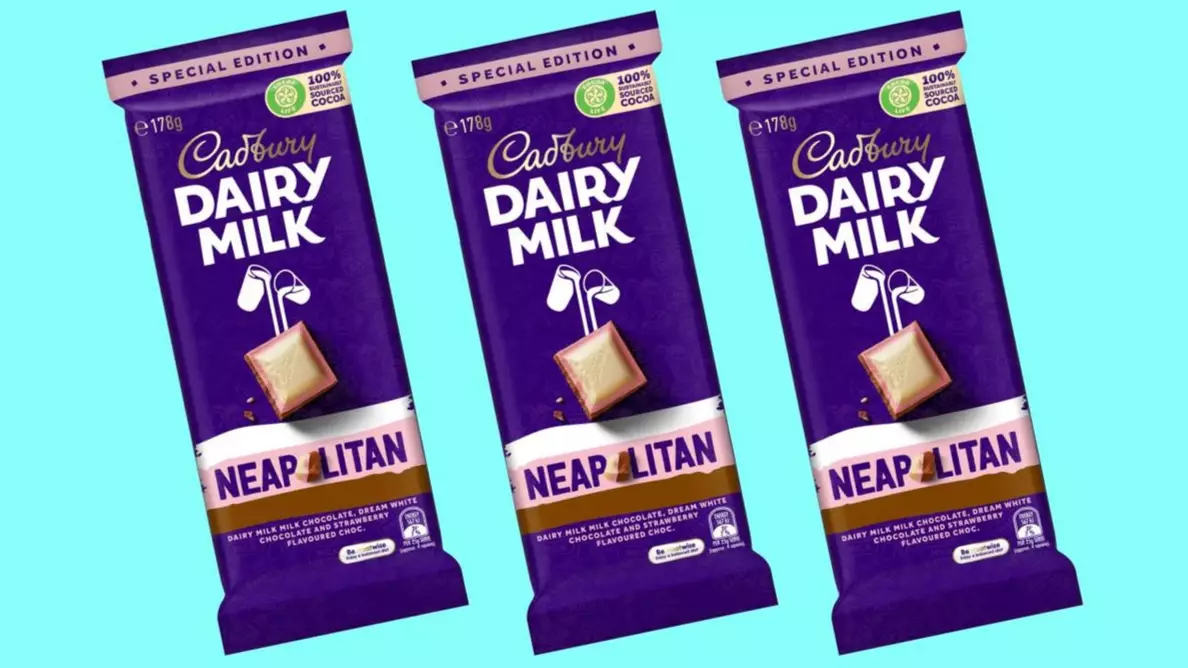 Cadbury Is Doing A Neapolitan Chocolate Block In Australia