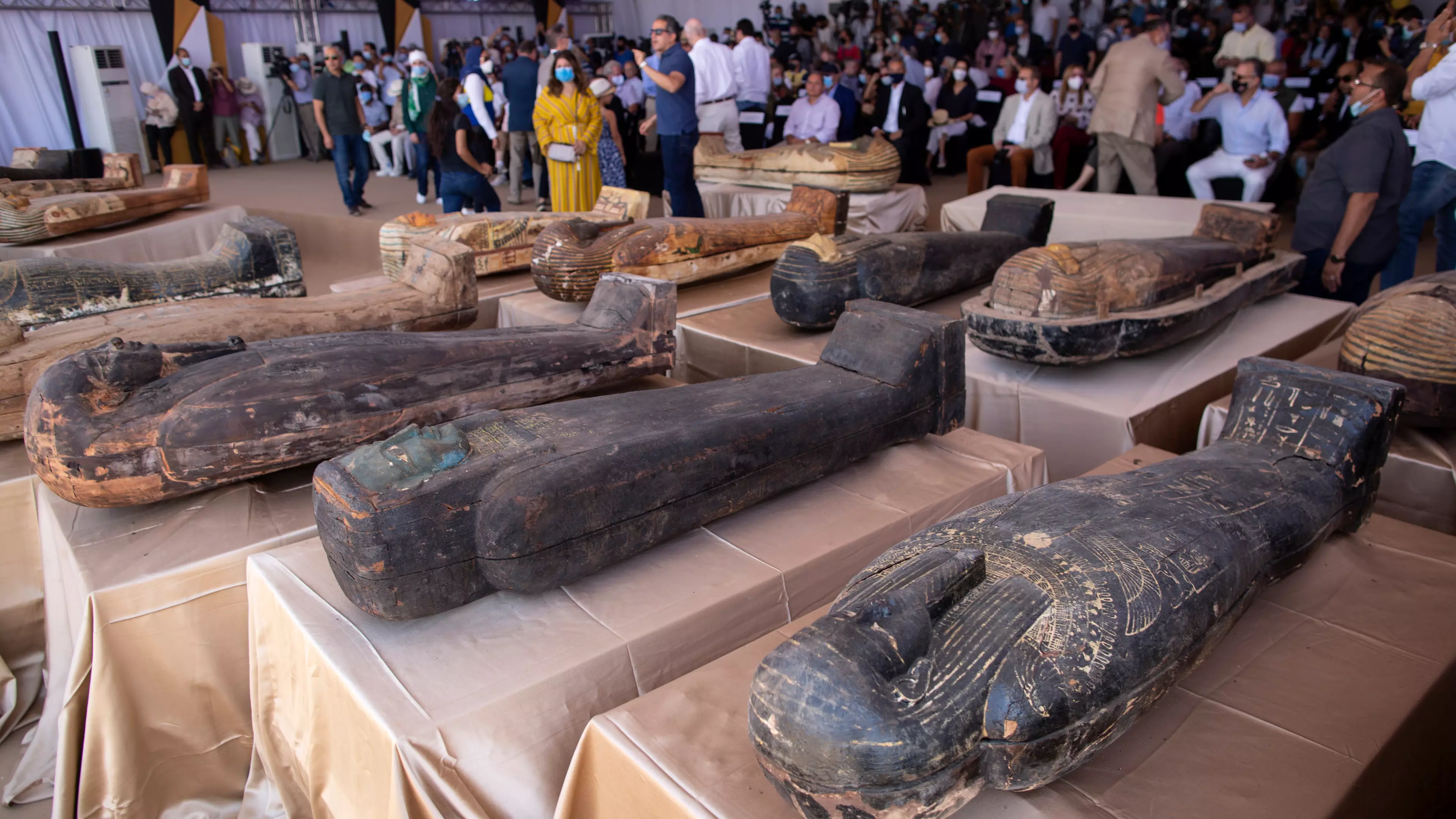 Newly-Discovered Ancient Egyptian Sarcophagus Opened For The First Time In 2,500 Years