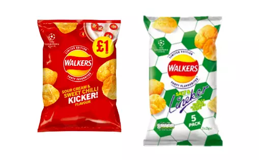 There's also a sweet chilli flavour and the return of Salt and Lineker (