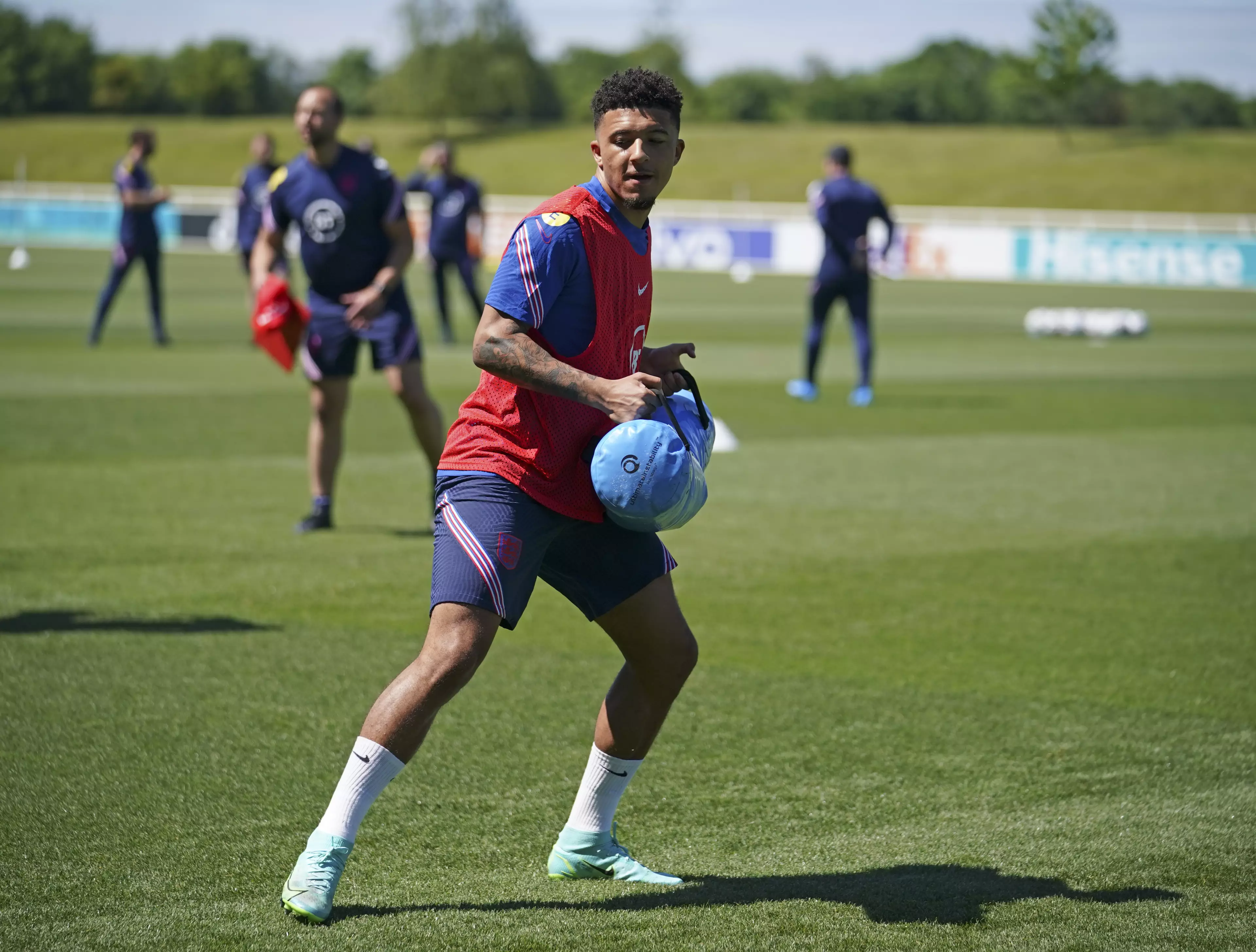 Jadon Sancho is currently away with the England squad at the European Championships