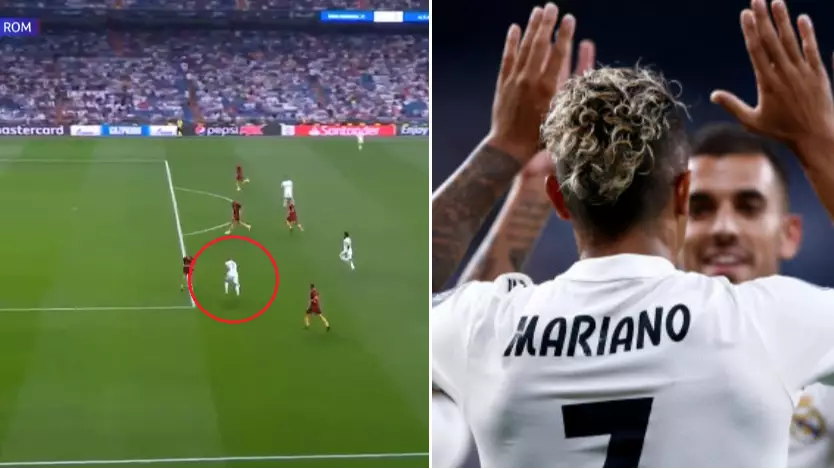 Real Madrid's New No.7 Mariano Díaz Scored A Stunning Goal Vs. AS Roma