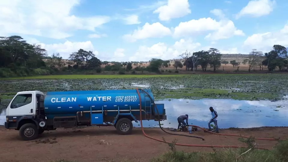African Man Delivers Thousands Of Litres Of Water To Drought-Stricken Animals 