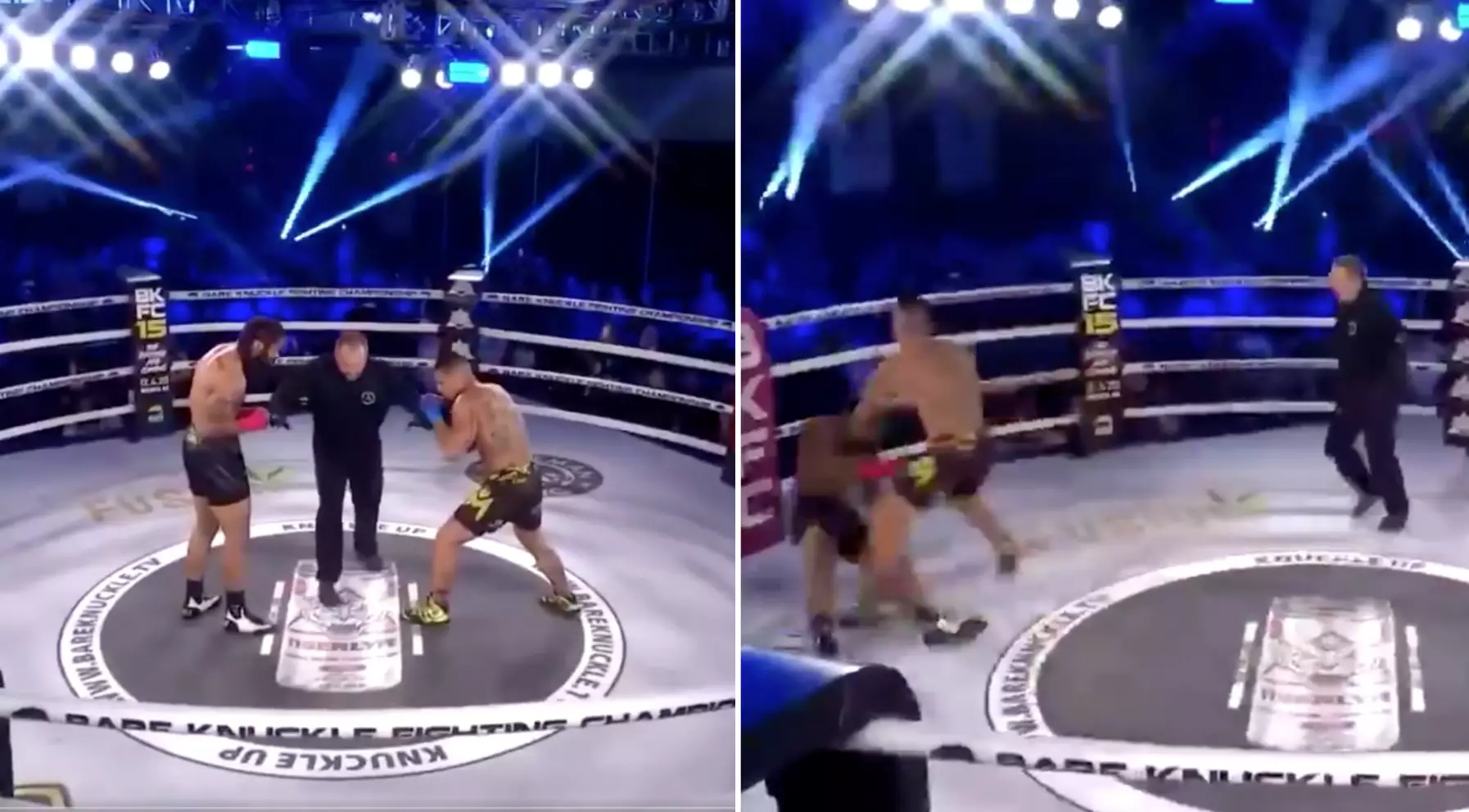 Bare Knuckle Fight Ends In Brutal Knockout After Just Three Seconds