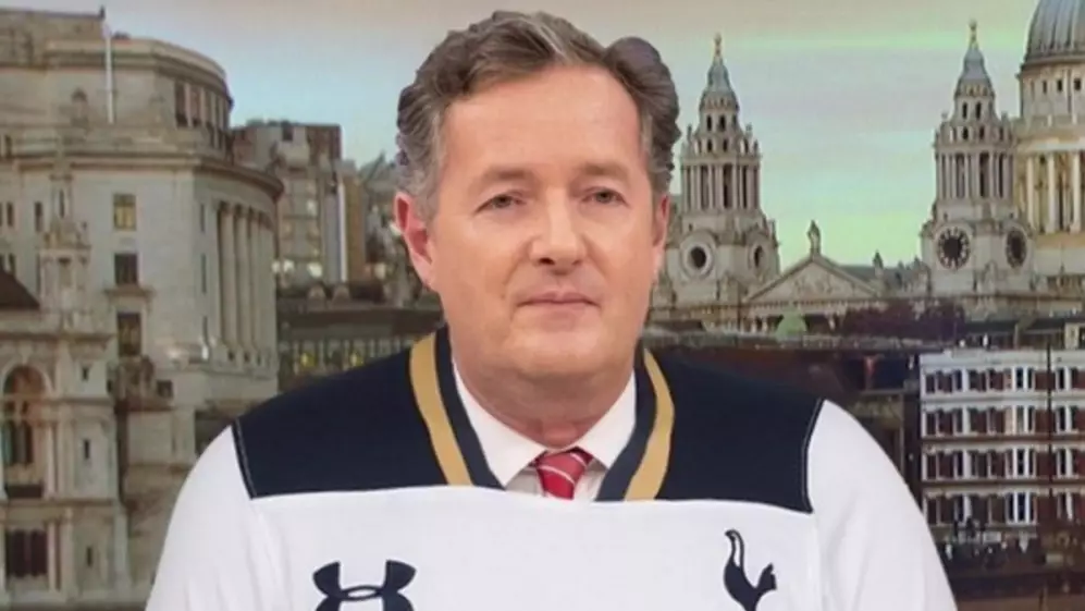 Piers Morgan Promises To Wear Tottenham Strip If GMB Viewers Raise £50k For Charity