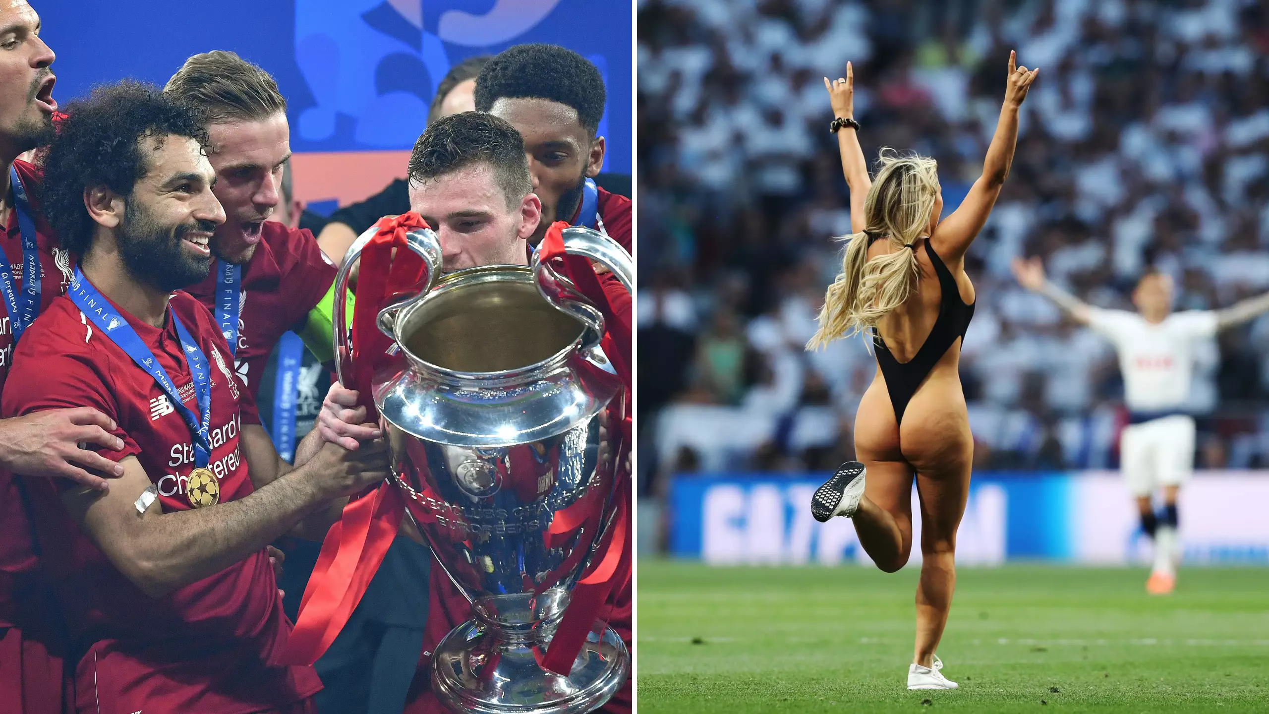 Champions League Final Streaker Claims She's Received Messages From Liverpool Players