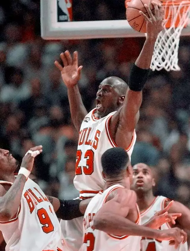 The Last Dance follows Jordan's final season with the Chicago Bulls.