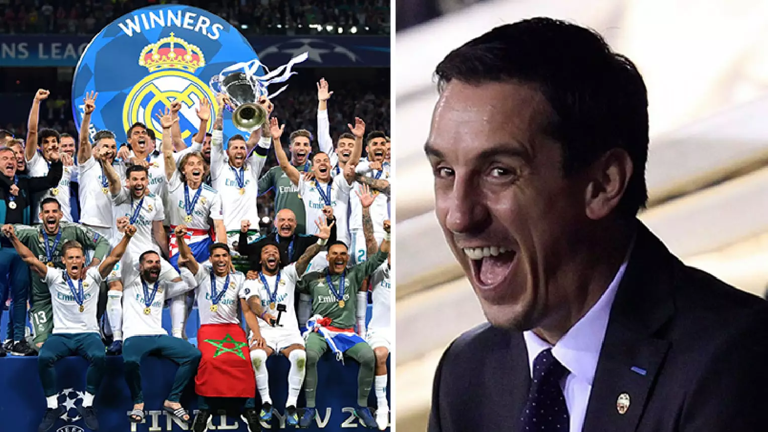 Gary Neville Certainly Enjoyed Liverpool's Champions League Final Loss