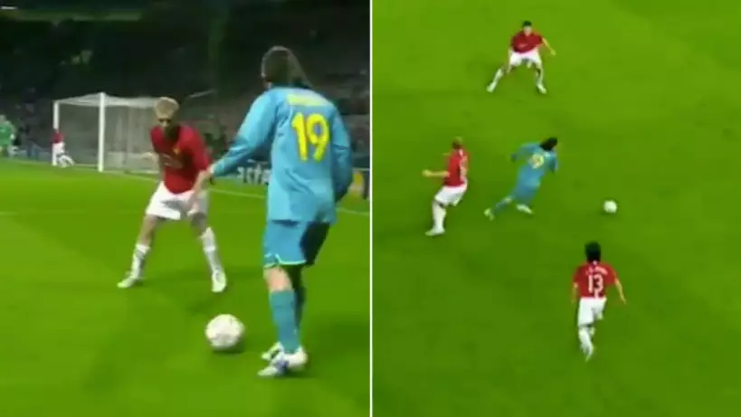 Lionel Messi's Highlights From The Last Time He Played At Old Trafford Are Stupidly Good 