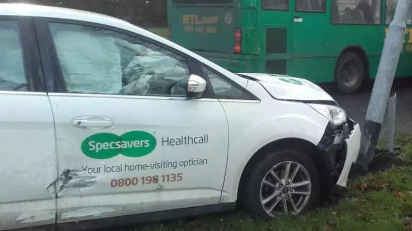 Specsavers Driver in Liverpool Probably Should Have Gone To Specsavers