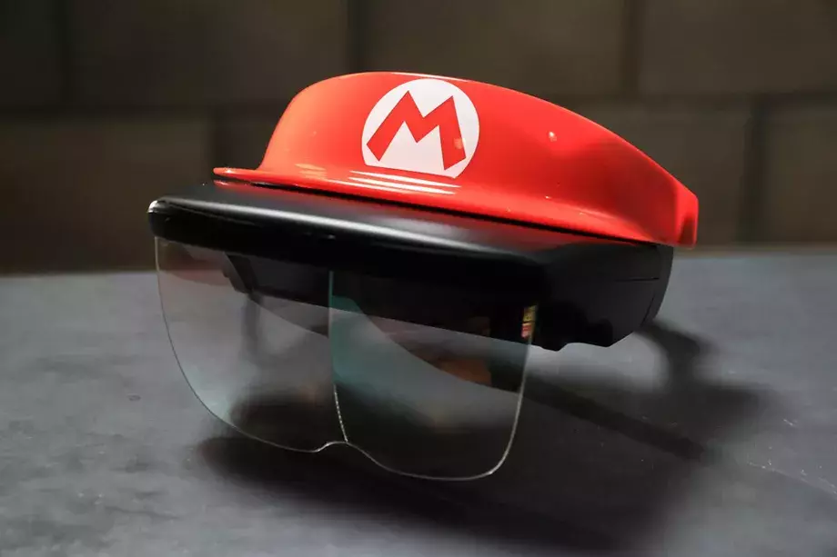The Mario Kart ride AR goggles /