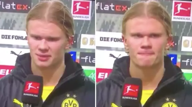 Erling Haaland Says 'I'm So P*ss*d' In Another Hilariously Bizarre Interview