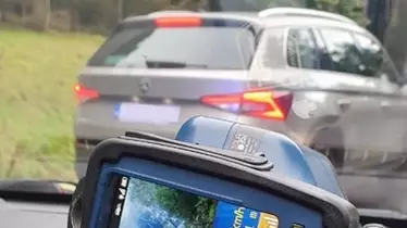 Driver Fined For Speeding Immediately Speeds Away And Is Fined Again
