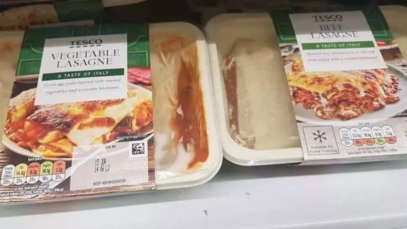 'Prankster' Claims He Swaps Packaging Sleeves On Meat And Veggie Lasagne For Fun