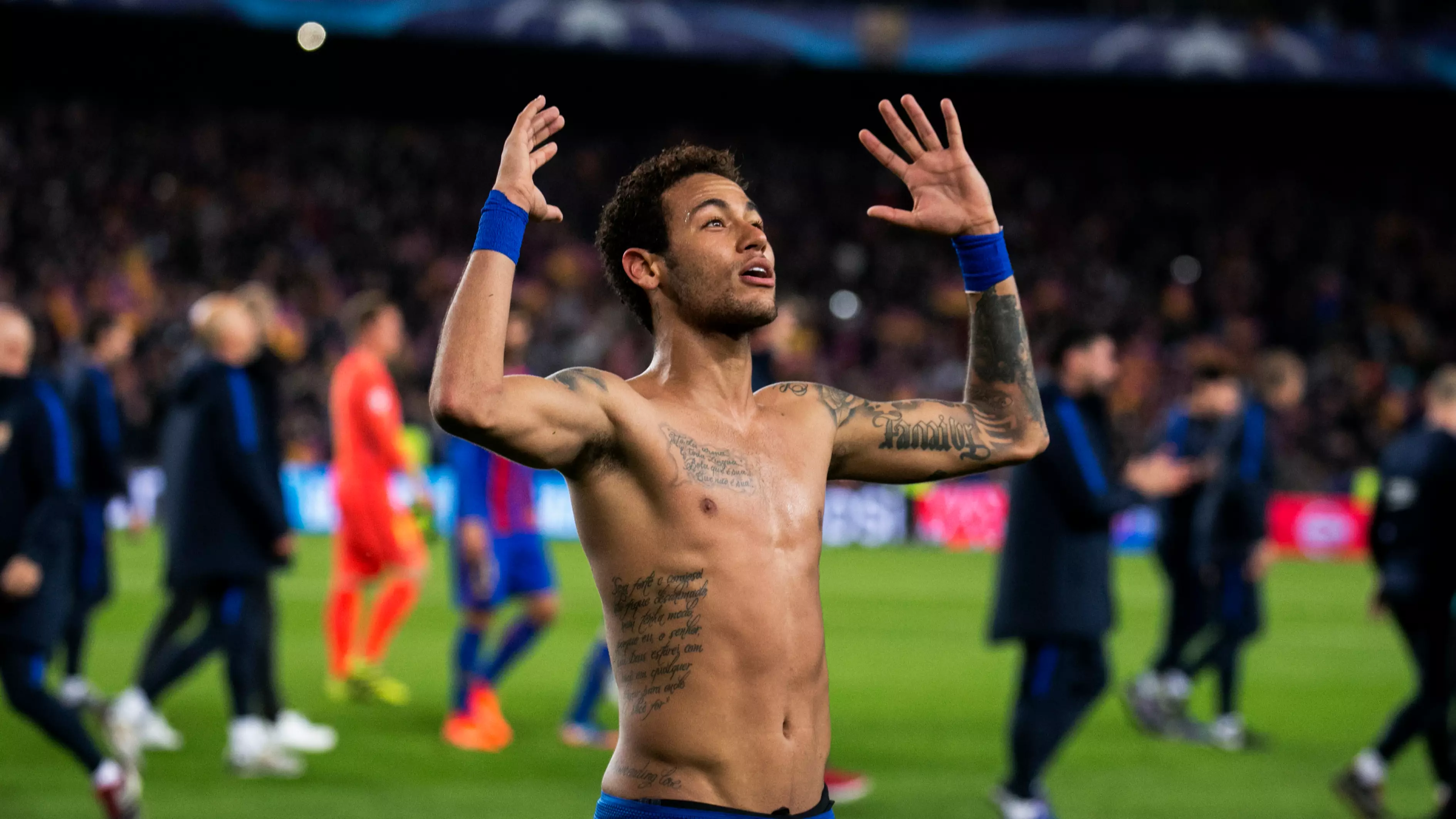 Neymar Won A Bet He Made With Barca Teammates Before PSG Second Leg