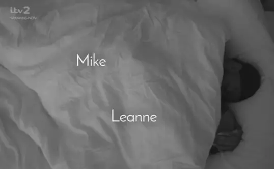 Mike and Leanne shared another smooch (