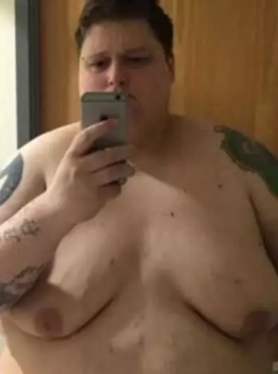 Paul before his weight loss.