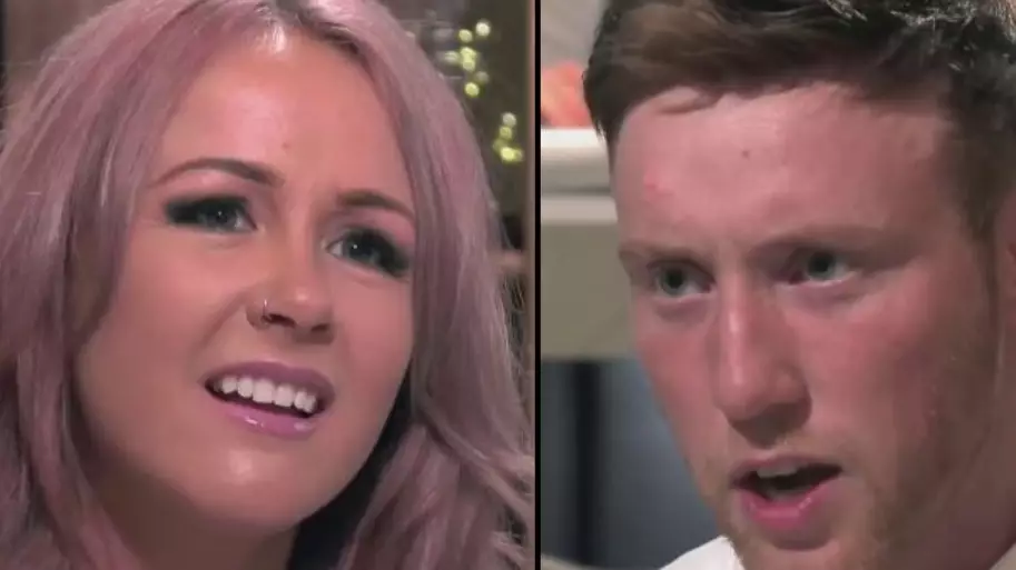 Woman In Disbelief That Guy On 'First Dates Hotel' Is Wearing A Wig