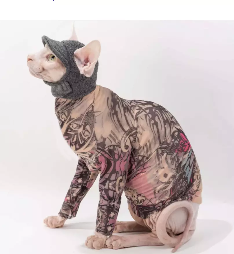 You can now get tops that make it look like your cat is inked up.