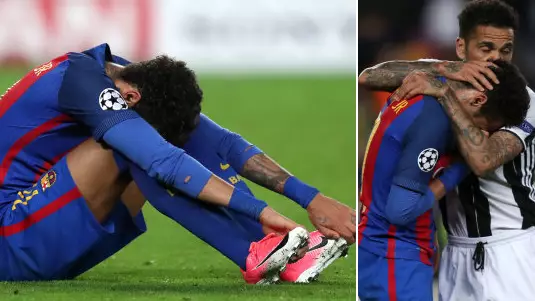 Dani Alves Reveals What He Said To Neymar While Consoling Him