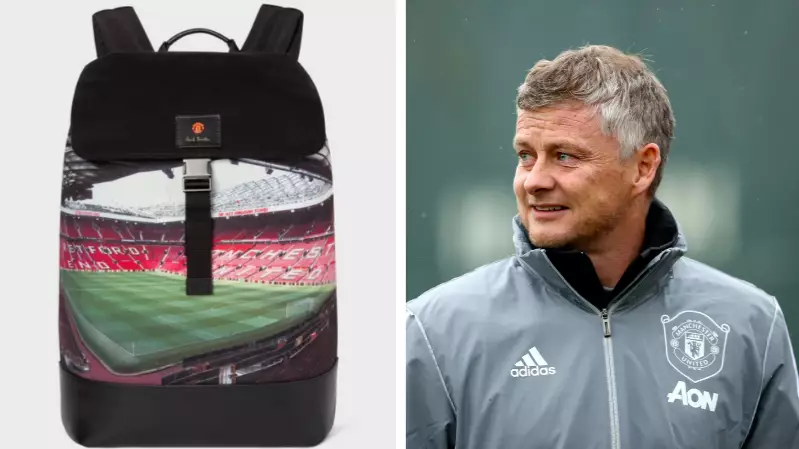Man Utd Release Hideous £440 Backpack With A Picture Of Stretford End On