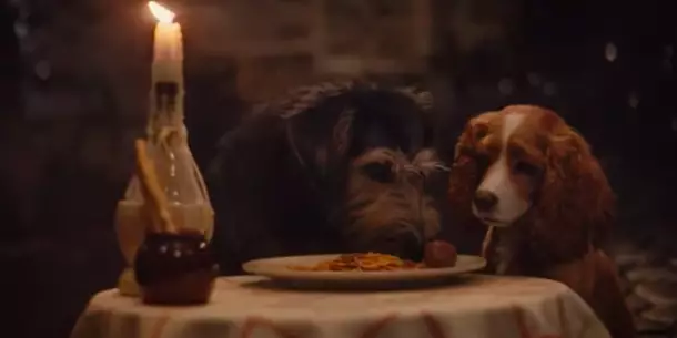 The Lady And The Tramp spaghetti scene is revisited