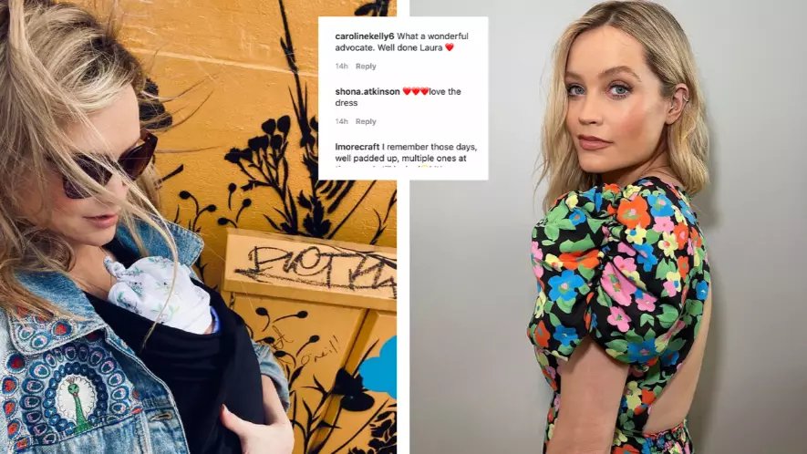 Laura Whitmore Praised For Showing Nursing Pads Underneath Her Dress