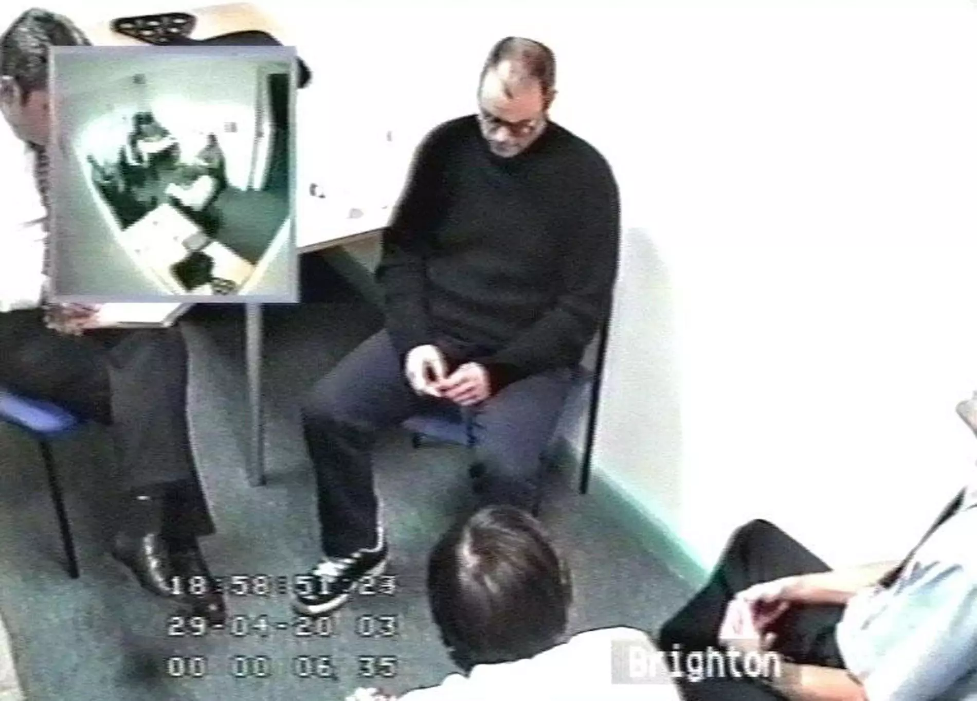 Graham Coutts being questioned in 2004 (