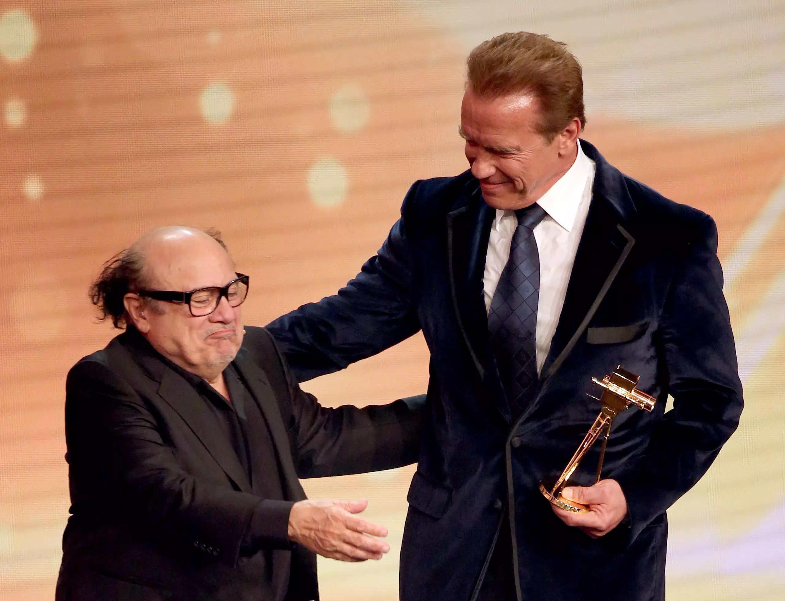 Danny DeVito and Arnold Schwarzenegger have been firm friends for years.