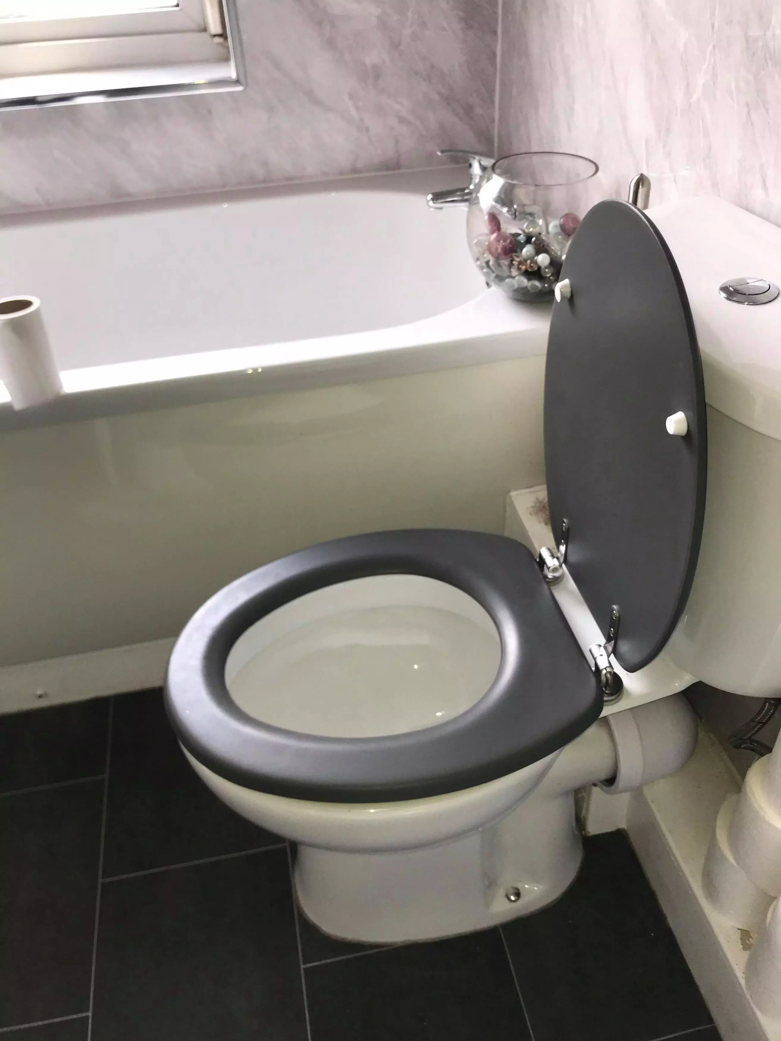 Kirsty couldn't believe someone had used her toilet while she was asleep (