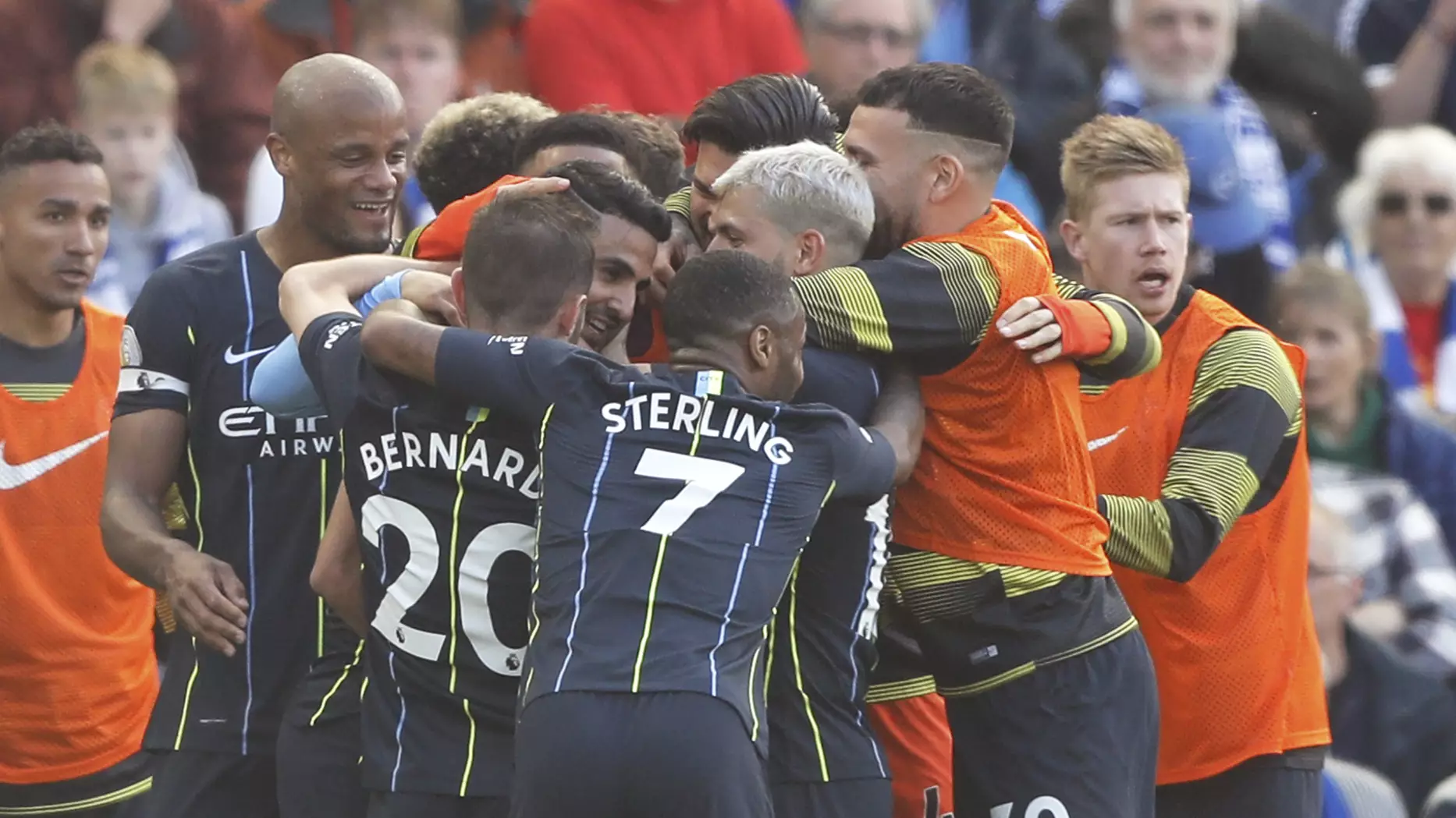 Manchester City Clinch Premier League Title With Away Win At Brighton