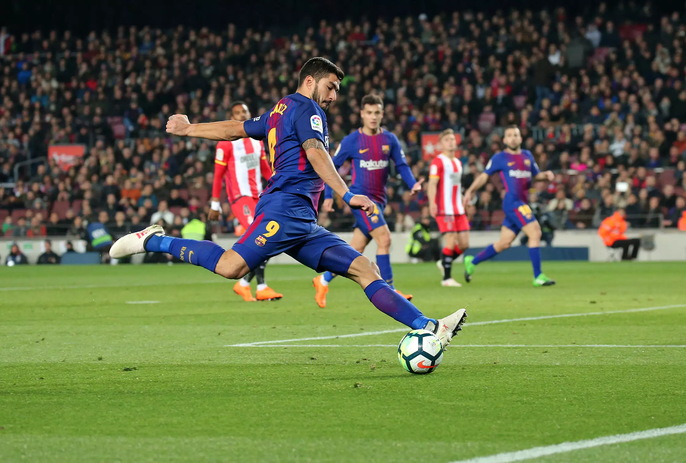 Barca won 6-1 at home against Girona last season. Image: PA Images
