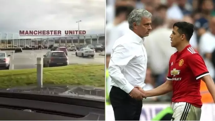 Manchester United's Alexis Sánchez Drove Into Carrington Playing One Song