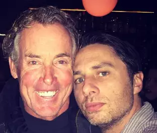 Zach Braff Posts Happy Father's Day Picture With Scrubs Co-Star