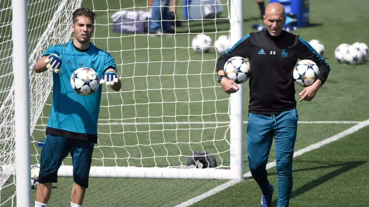 Zinedine Zidane Has Picked His 20-Year Old Son In Goal For Game Against Huesca