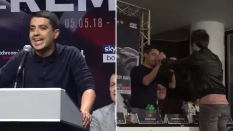 Jay From 'The Inbetweeners' Crashes Bellew Vs. Haye Press Conference 
