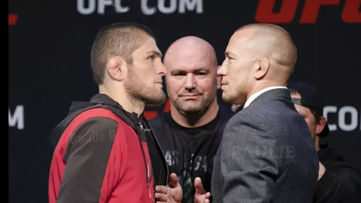 Khabib Wants Super-Fight With Georges St-Pierre In November Before GSP Retirement 